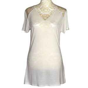 Siberian Mesh Sheer T-Shirt Knit Top Blouse Shirt M am